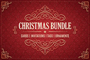 Christmas Bundle, a Decorative Illustration by Mera Pixels (Thumbnail 1 of 10)