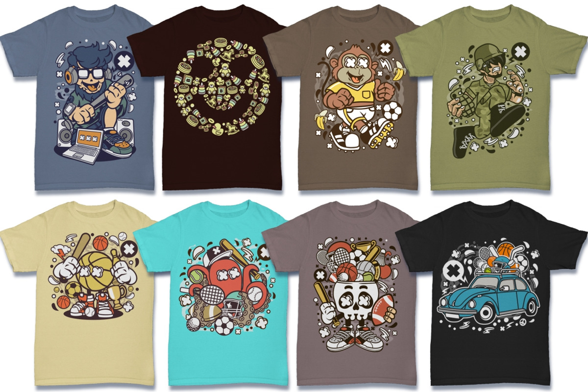 Cartoon Vector 6 Design Bundle, an Illustration by roach_graphic (Photo 24 of 29)