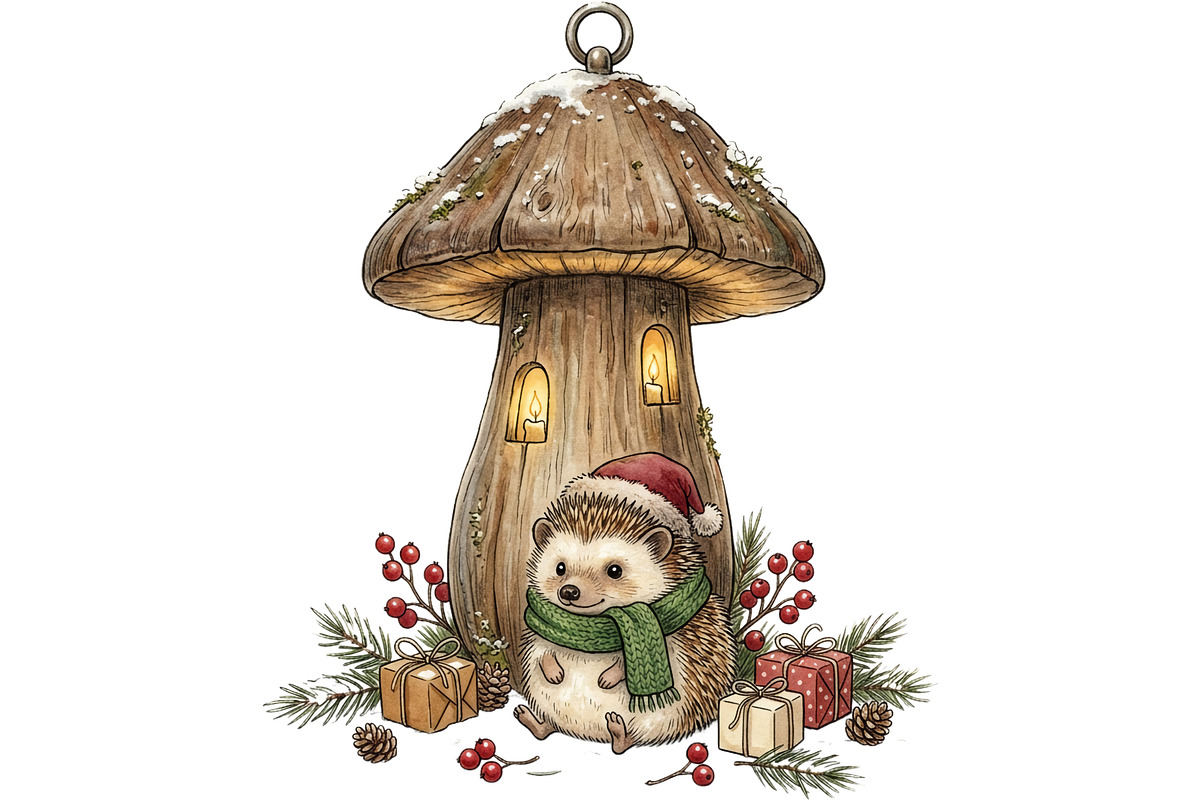Cozy Winter Animals Clipart Bundle, an Animal Illustration by T-shirt Pond (Photo 25 of 26)