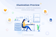 Startup Illustration Pack, a Templates & Theme by Designspace (Thumbnail 6 of 6)
