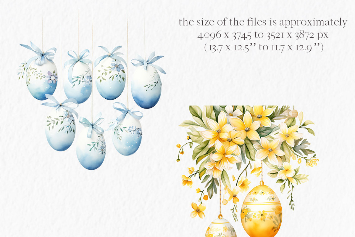 Easter egg border clipart, an Object Graphic by MyLittleMeow (Photo 2 of 7)