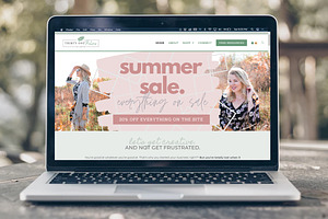 Website Banners For Canva Blush