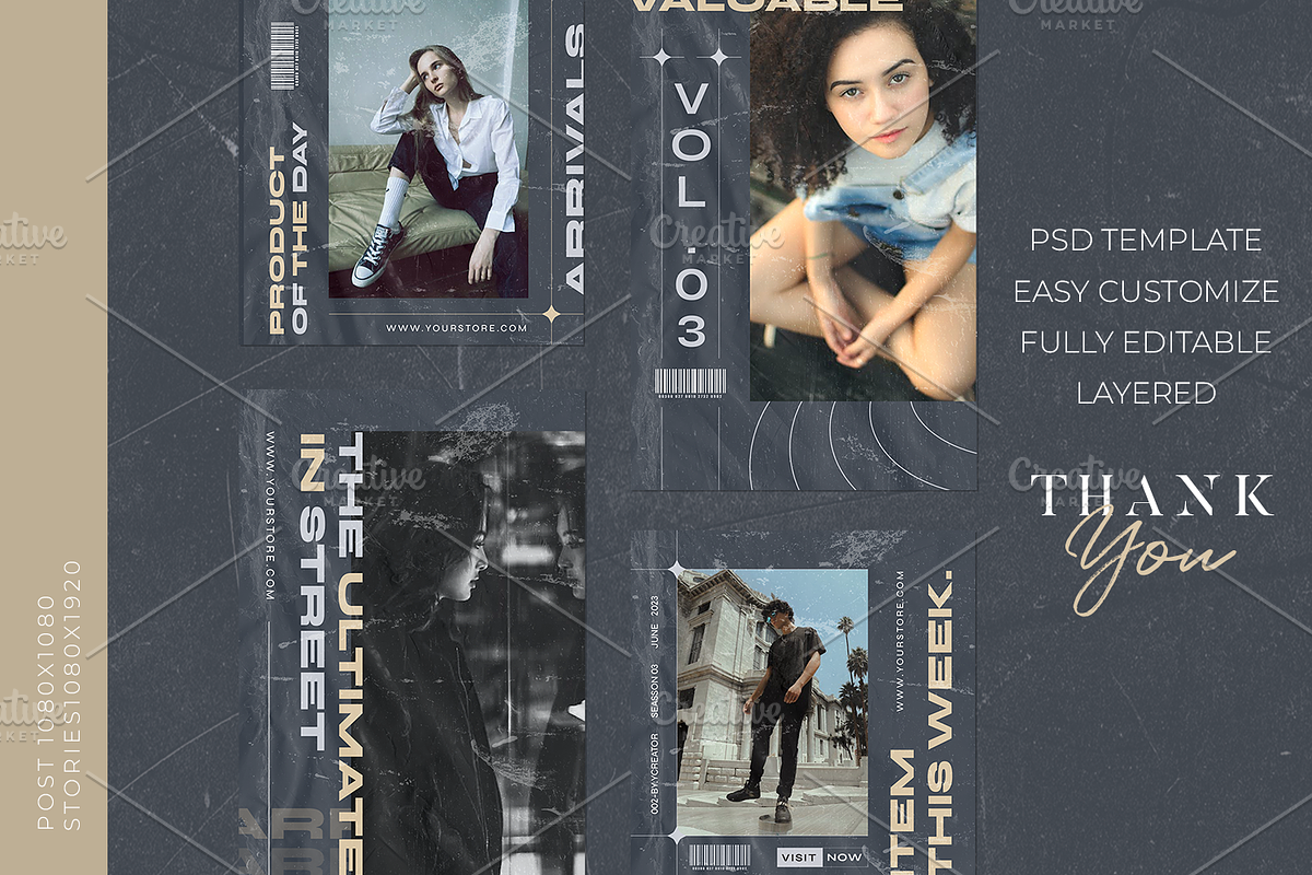 HypeInstagram Template - Extoor, a Social Media Template by Gibcreat (Photo 4 of 4)