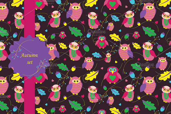 Autumn Seamless Pattern