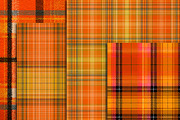 Orange Plaid Halloween Paper 12x12, a Texture Illustration by Area (Thumbnail 7 of 17)