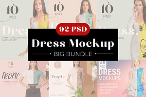 75% OFF Sale Woman Mockup Bundle