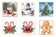 Christmas Stamp Clipart, a Transportation Illustration by SinaCreation (Thumbnail 2 of 9)