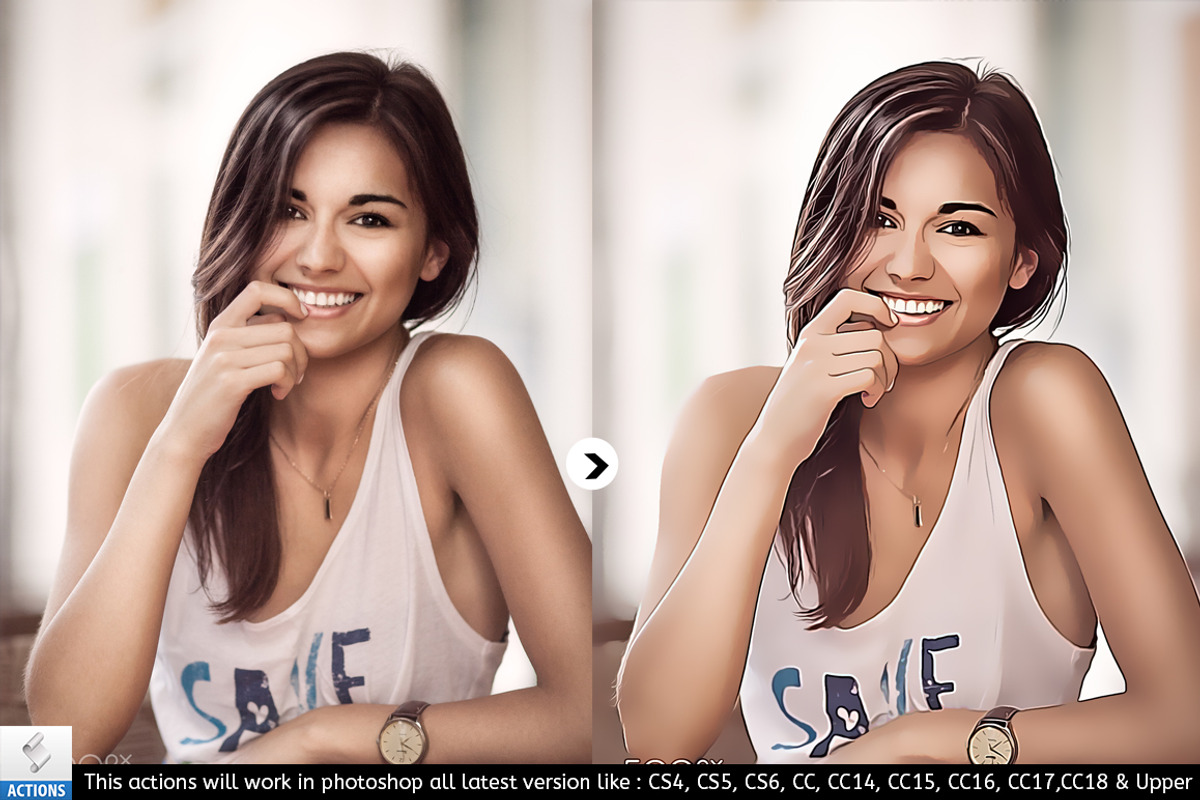 Unlimited HDR Oil Paint Action CC18+ preview 3