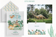 Little dinosaurs watercolor, an Animal Illustration by Marina Ermakova (Thumbnail 8 of 13)