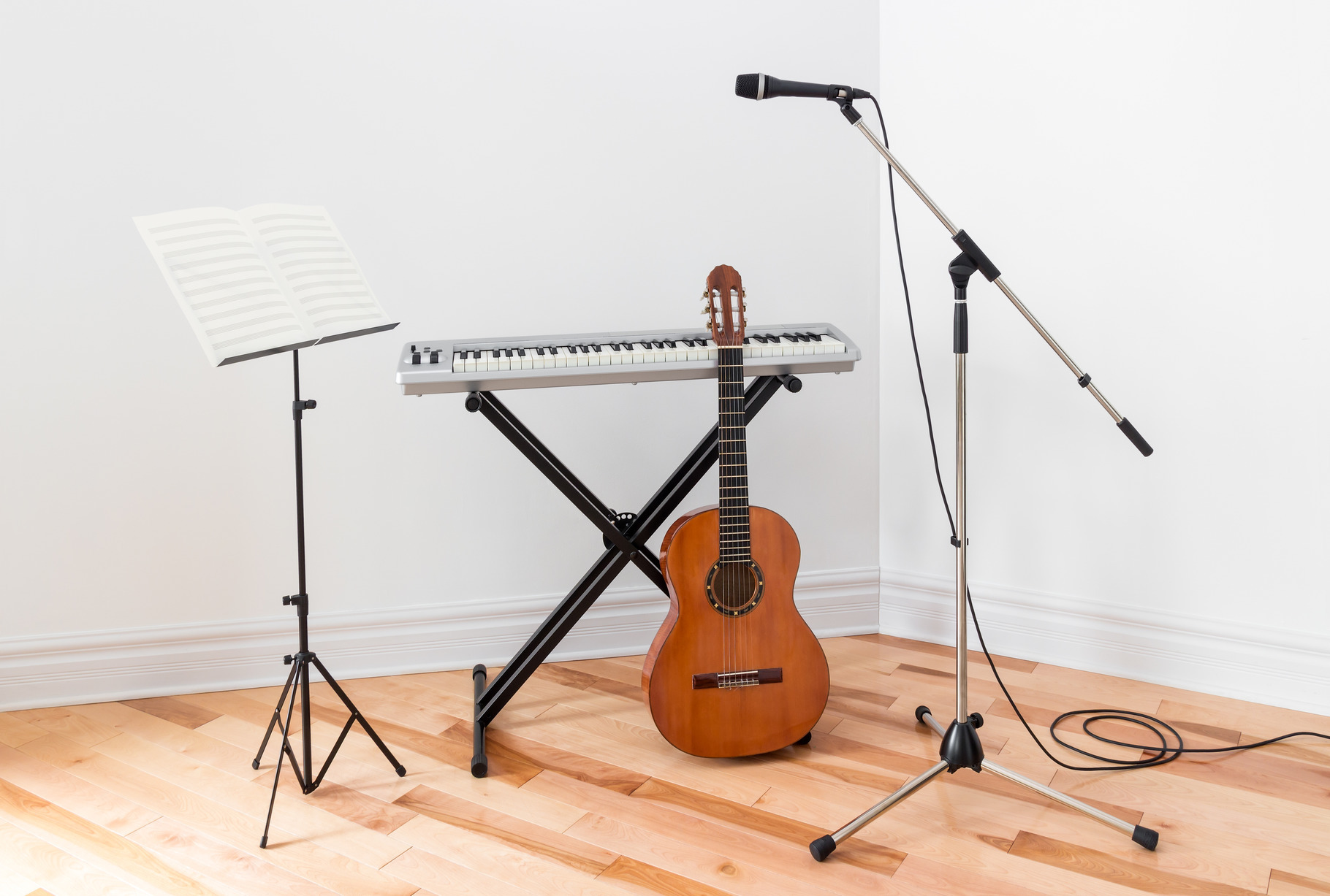 Musical instruments in a room, an Arts & Entertainment Photo by Studio ...