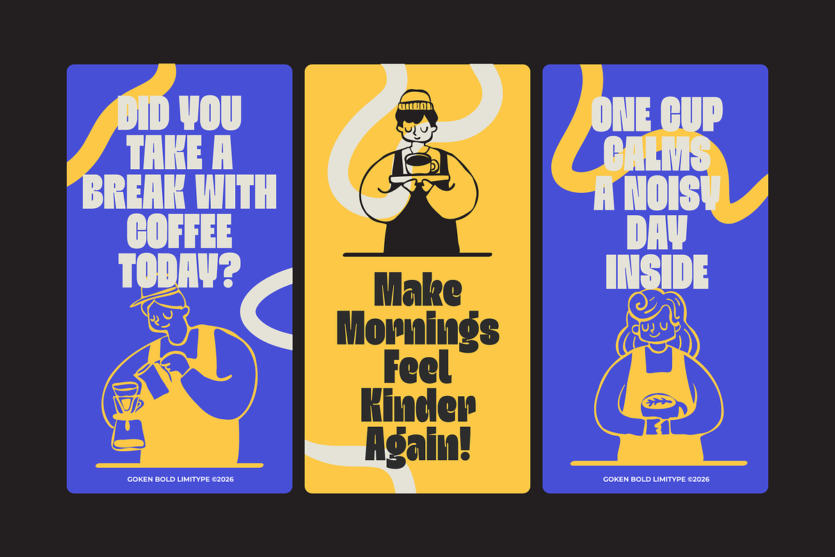 Goken - Bold Font, a Sans Serif Font by limitype (Photo 3 of 10)