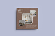 Square Flyer Brochure Mockup., an Advertising Mockup by GraphicWindow (Thumbnail 5 of 7)