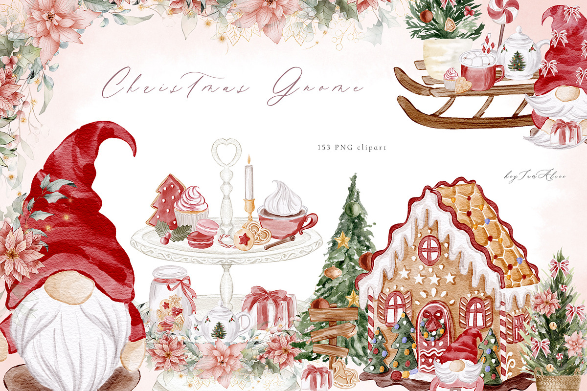 Christmas Gnome, an Illustration by heyiamalice (Photo 1 of 14)