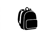 School Backpack Silhouette Set, an Object Graphic by Creativeshirt (Thumbnail 3 of 3)