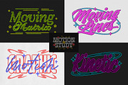 Retro Psychedelic Text Effects, a Layer Style Add-On by Matsero (Thumbnail 3 of 4)