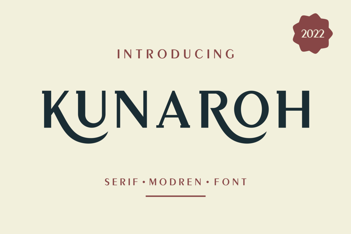 Kunaroh, a Serif Font by albert_kalingga (Photo 1 of 4)