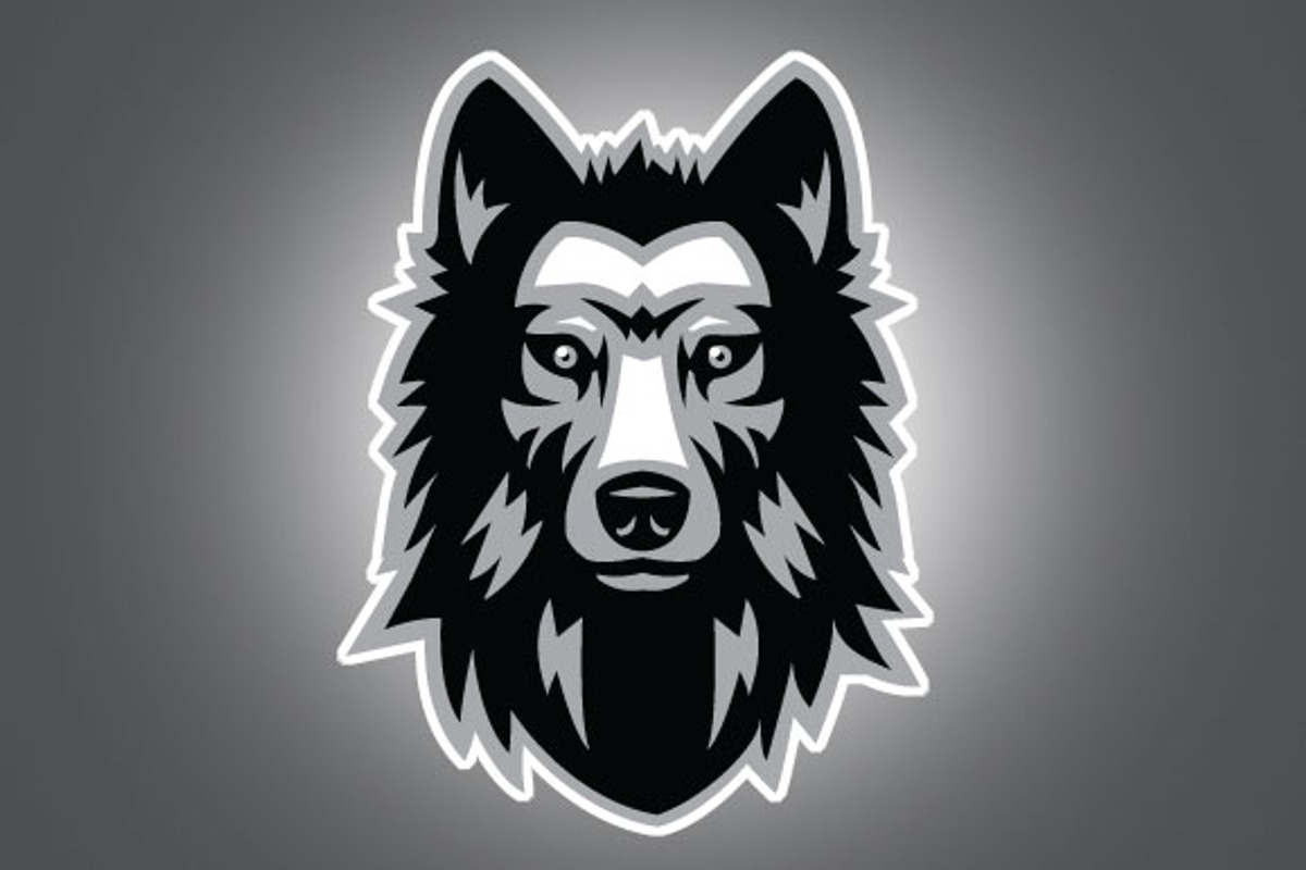 Head of wolf, an Animal Illustration by Mongkees