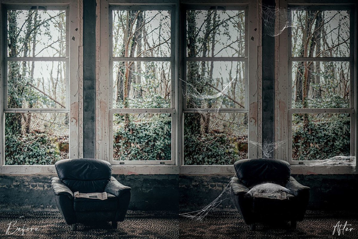 Spiderweb Photoshop Overlays, an Object Graphic by Prestige Photography (Photo 9 of 14)