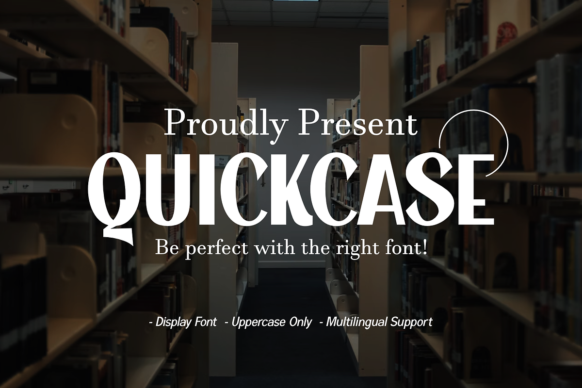 Quickcase, a Sans Serif Font by Dumadistyle (Photo 1 of 8)