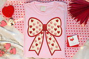 Preppy Coquette Valentine Bow PNG, an Illustration by Canvas Craft (Thumbnail 2 of 7)