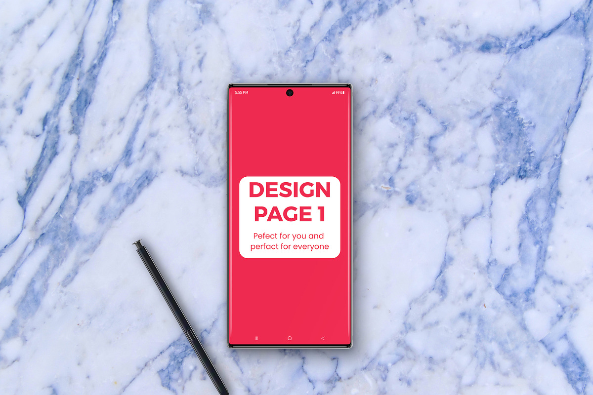 Animated Galaxy Note 10+ Mockup, a Device Mockup by Modern Studio (Photo 3 of 4)