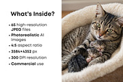 Cat Stock Photos Bundle, an Animal Photo by Selenique Studio (Thumbnail 2 of 12)