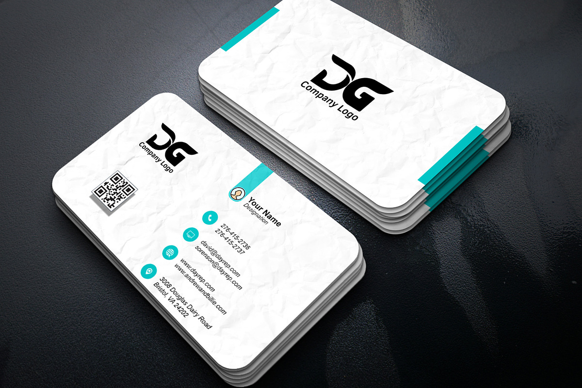 Executive Business Card PSD Template