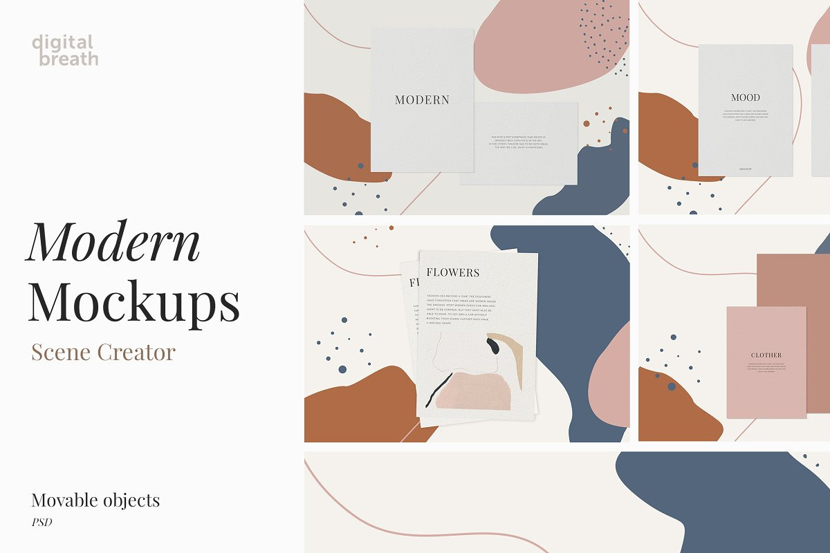 Mockup BUNDLE 12in1 + Free Update, a Product Mockup by Digital Breath templates (Photo 7 of 13)