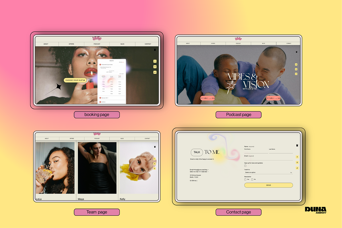 Premium Squarespace Template - JUNO, a Squarespace Template by dunagency (Photo 4 of 9)
