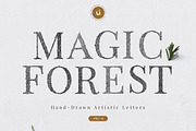 Magic Forest Typeface, an Object Graphic by Studio Dusk (Thumbnail 1 of 8)