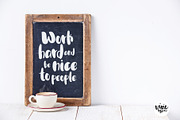 Kyra Script Brush Font, a Sans Serif Font by Blush Font Co. (Thumbnail 7 of 7)
