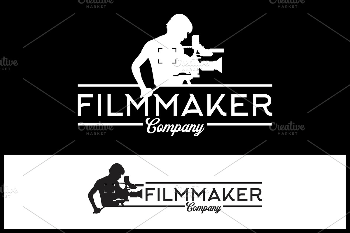 Cameraman Logo For Filmmaker, a Branding & Logo Template by Atlantis X Nurman Arbai (Photo 2 of 2)