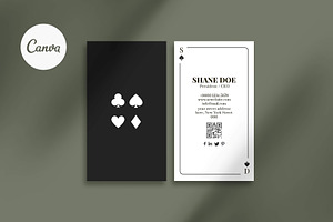 Casino or Poker Style Business Card