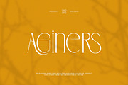 Aginers || Elegant Serif Font, a Serif Font by Ermedia Studio (Thumbnail 1 of 10)