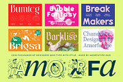 Prodes Bold Stencil Serif, a Serif Font by AmorfaType (Thumbnail 11 of 11)
