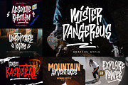 Freestyle Brush Font Bundle, a Handwritten Font by Arterfak Project (Thumbnail 5 of 15)