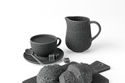 Decor Set Chocolate Croissant, a Food & Drink 3D Model by gianniritschard (Thumbnail 7 of 10)
