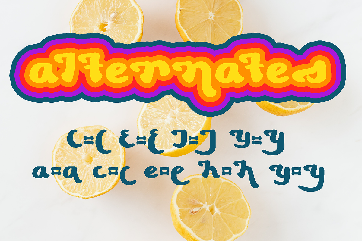 Sunbursting Typeface, a Serif Font by Rachel McBride Creative (Photo 6 of 10)