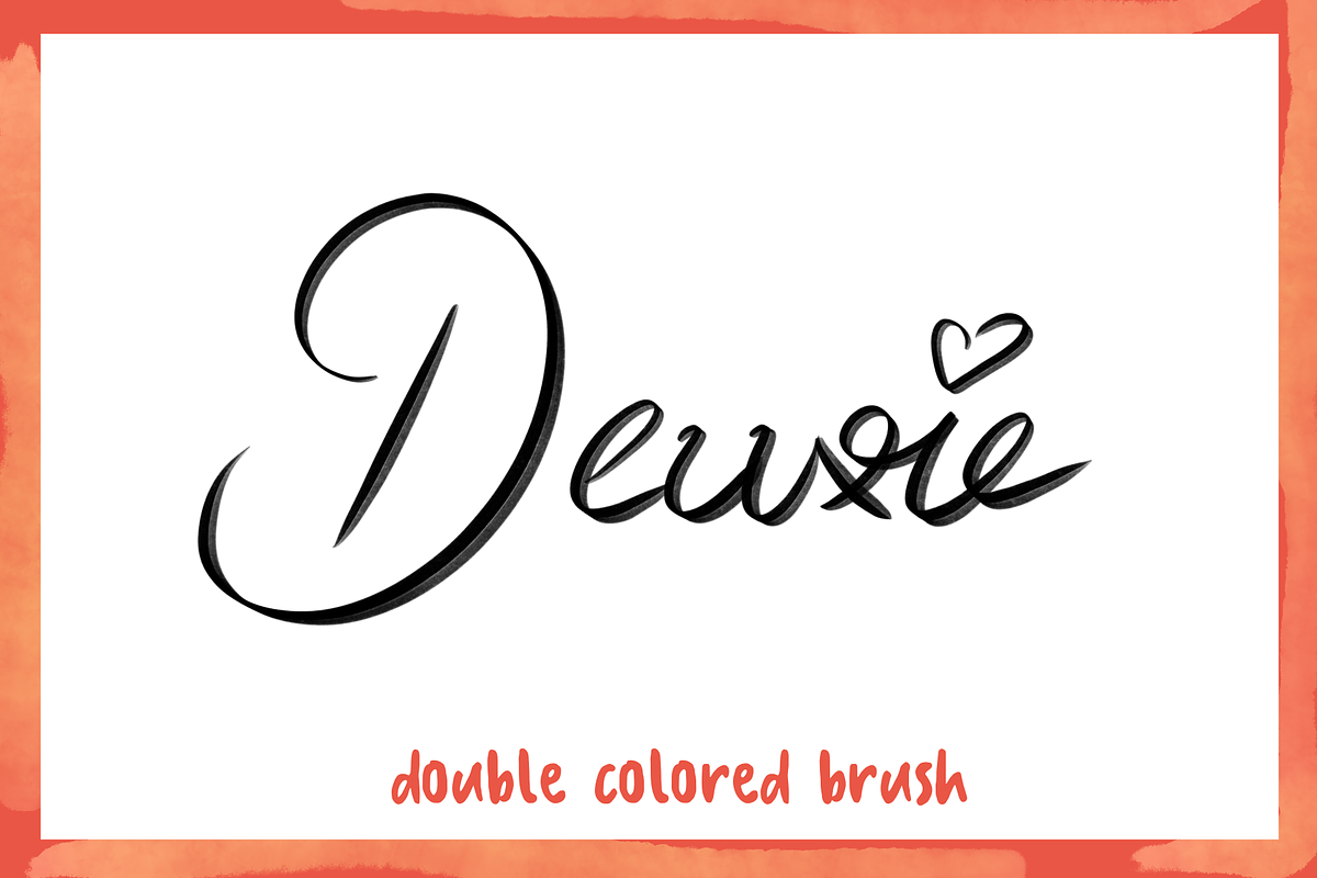 10 Lettering Brushes for Procreate, a Brush Add-On by AnniaArt (Photo 8 of 14)