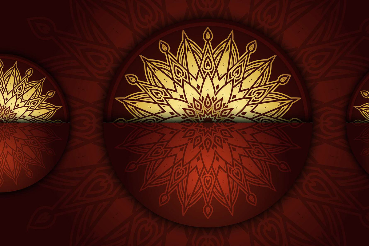 560+ Mandala Design Mega Collection, a Decorative Illustration by NJ Himel (Photo 151 of 289)