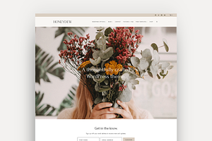 Honeydew Feminine WordPress Theme