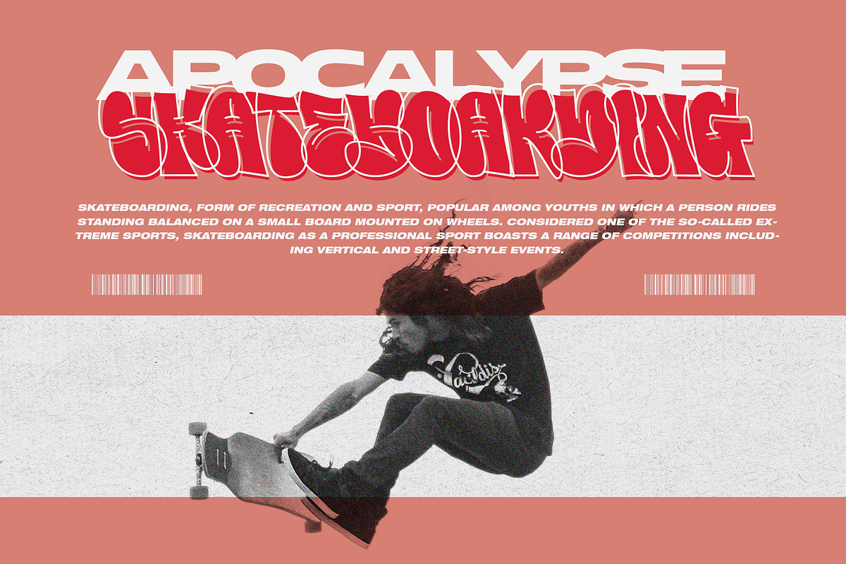Beardvans - Throw-Up Graffiti Font, a Sans Serif Font by Typia Nesia (Photo 8 of 12)