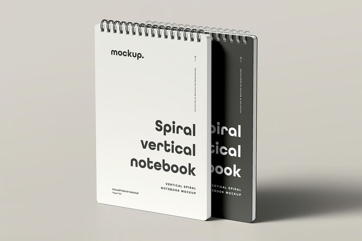 Spiral Notebook Mock-up, a Product Mockup by zippypixelstudio (Photo 5 of 14)