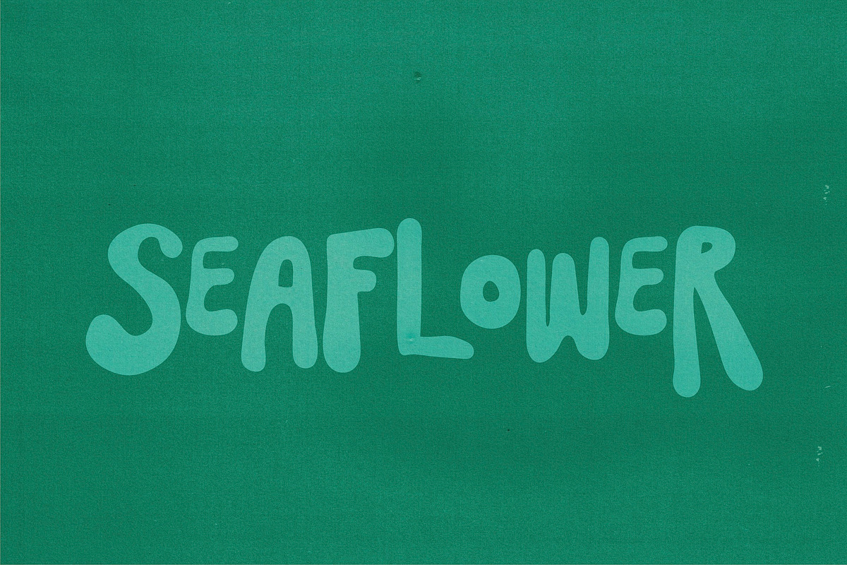 SeaFlower | Hand Drawn Surf Font, a Handwritten Font by Madeline ODonoghue Design (Photo 3 of 3)