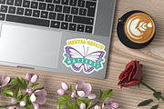 Mental Health Sticker Bundle, an Object Graphic by Design's Dark (Thumbnail 3 of 8)