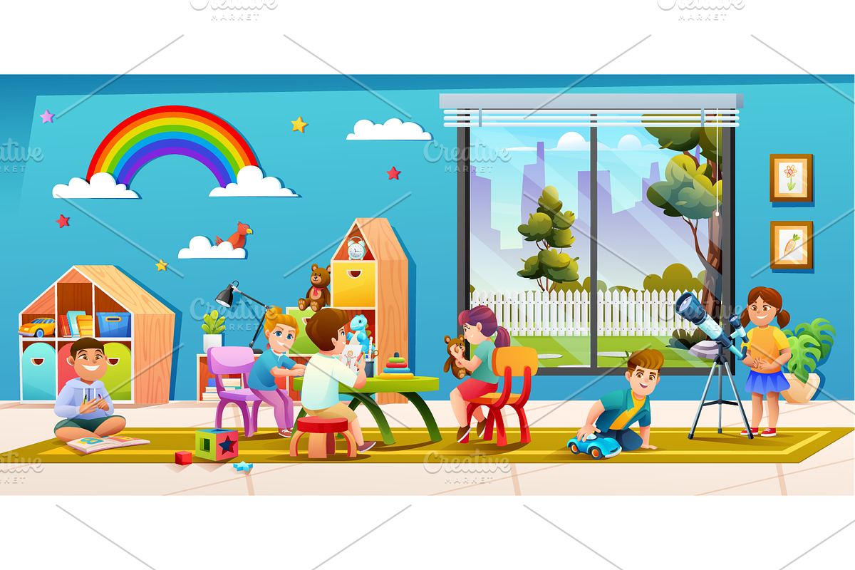 Kids Kindergarten Collection, an Education Illustration by YG Studio (Photo 5 of 11)