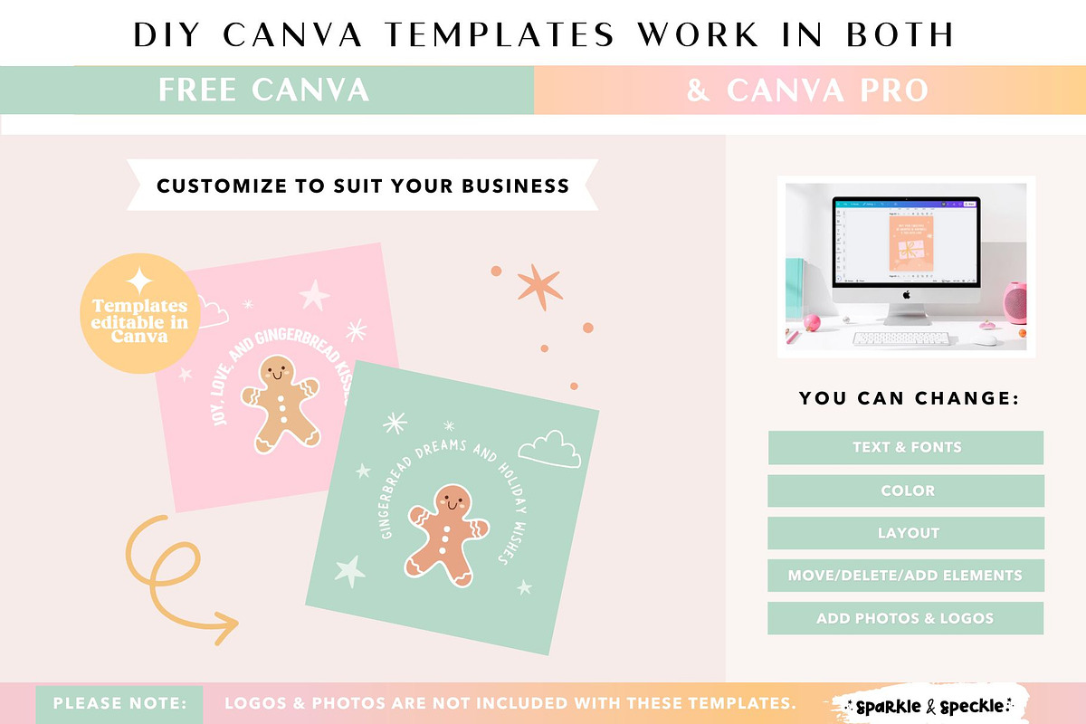 Playful Christmas Instagram Bundle, a Social Media Template by Sparkle & Speckle (Photo 5 of 6)