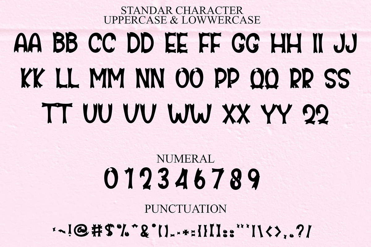 Groovy Hounted, a Serif Font by FreshTypeINK (Photo 5 of 8)