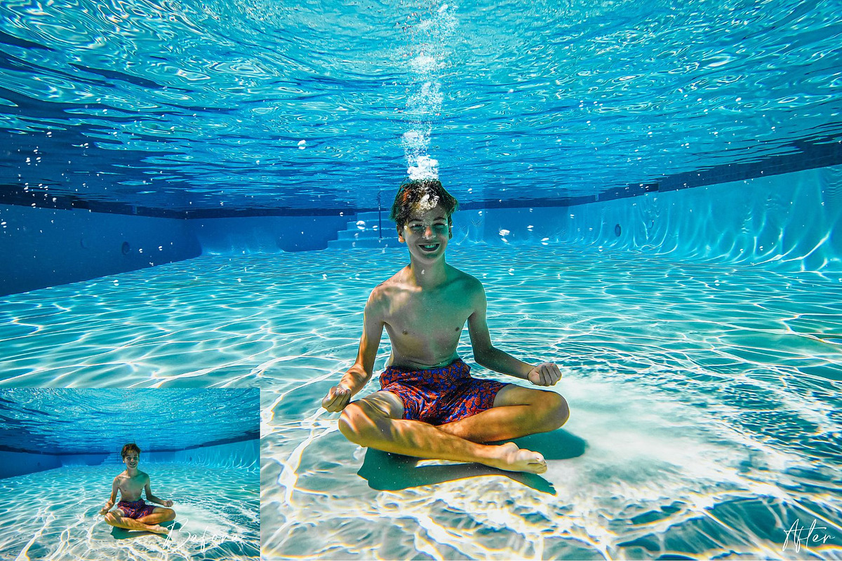 Underwater Bubble Photoshop Overlays, an Object Graphic by Prestige Photography (Photo 4 of 12)
