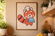 Red Panda Clipart Bundle, an Animal Illustration by Palau (Thumbnail 6 of 9)